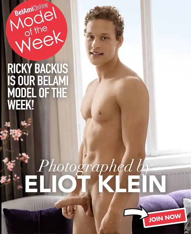 Take the free BelAmi tour and see Ricky Backus hard and naked!